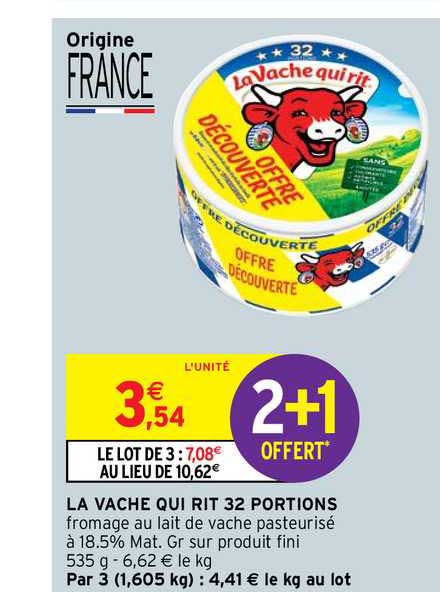 la vache qui rit 32 portions