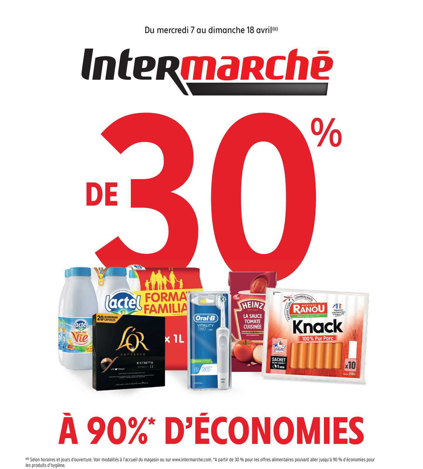 lactel, l'or, oral-b, heinz, ranou