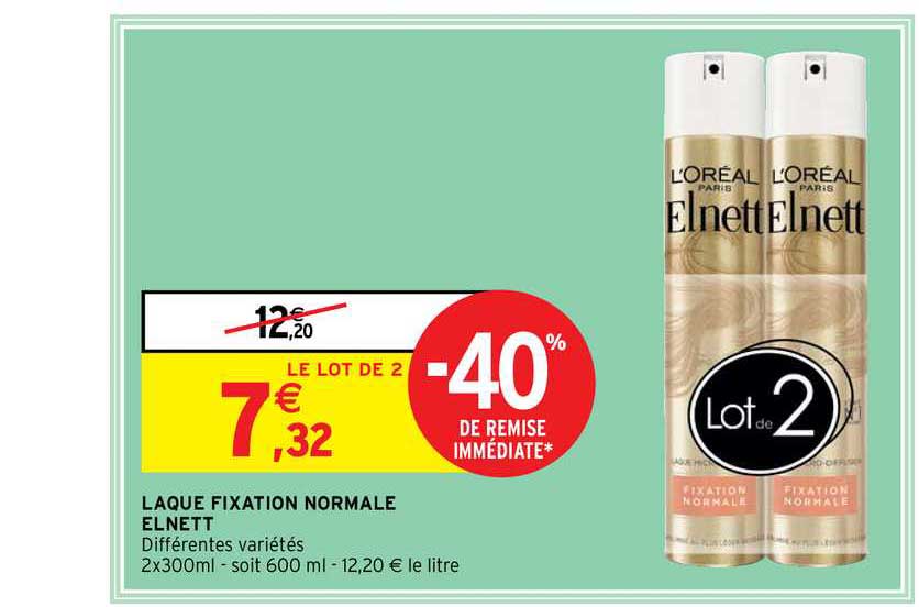 laque fixation normale elnett