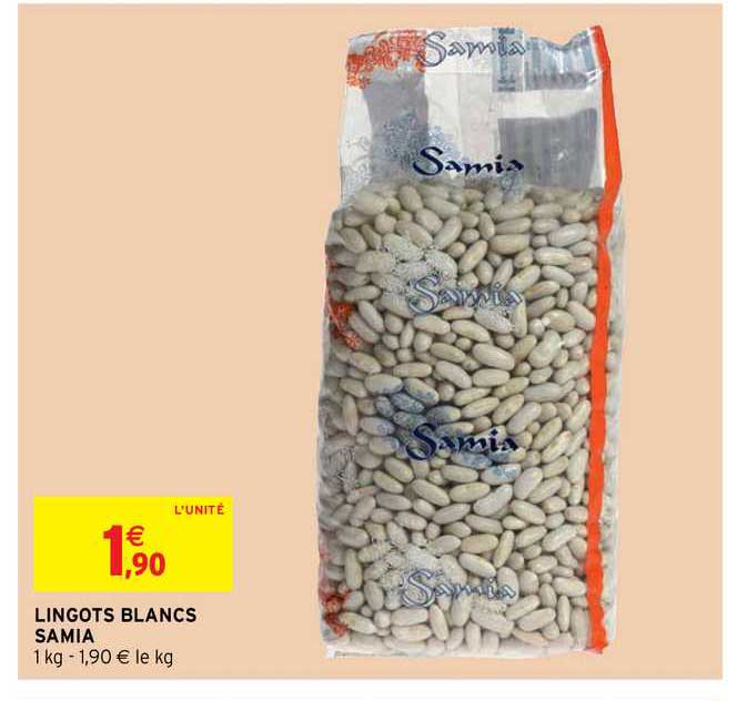 lingots blancs samia