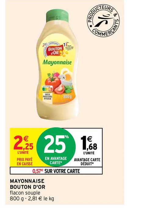 Mayonnaise Bouton D'or