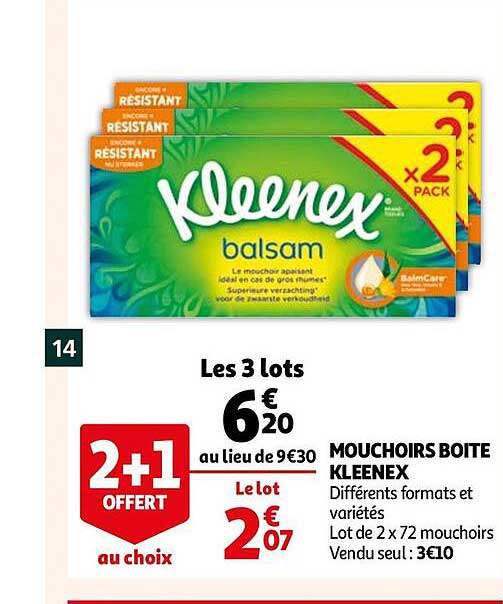 Mouchoirs Boite Kleenex