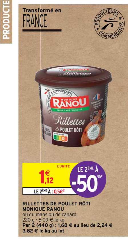 rillettes de poulet rôti monique ranou