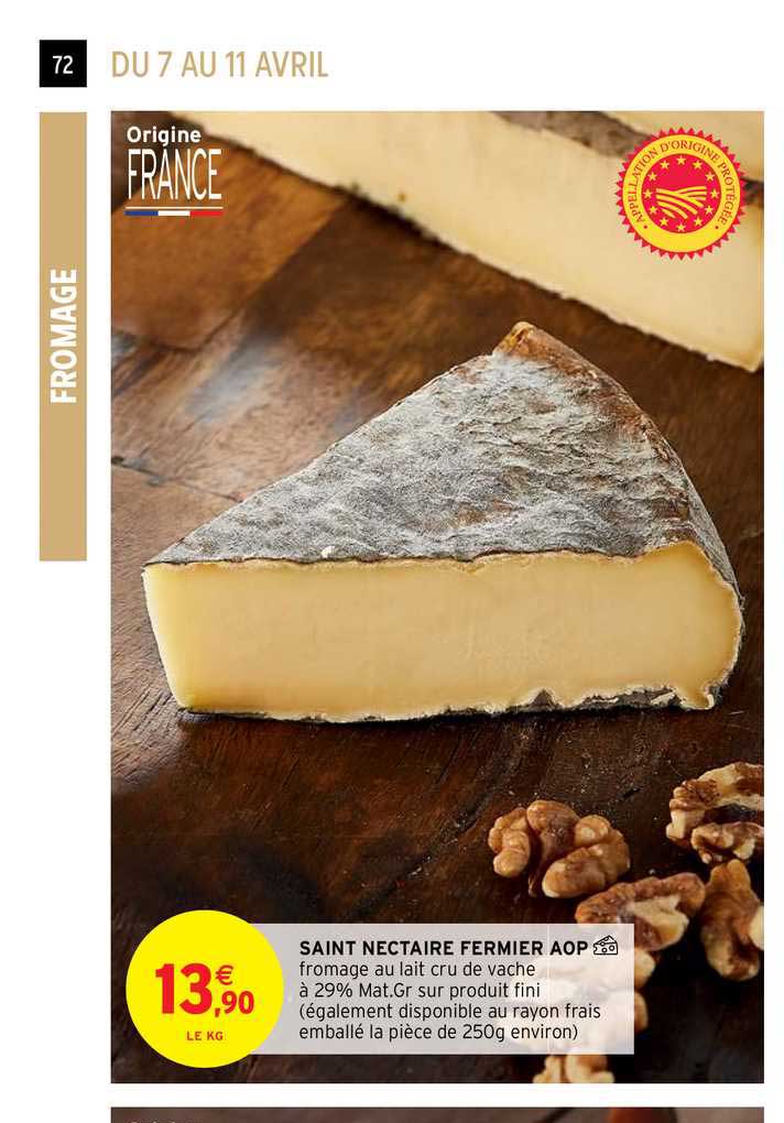 saint nectaire fermier aop