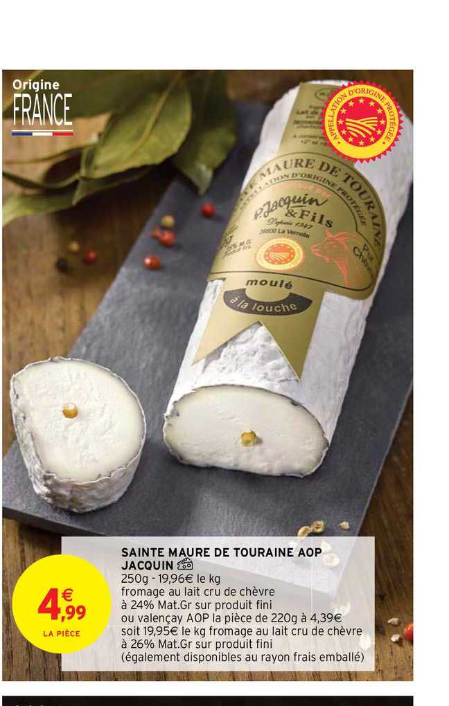 sainte maure de touraine aop jacquin