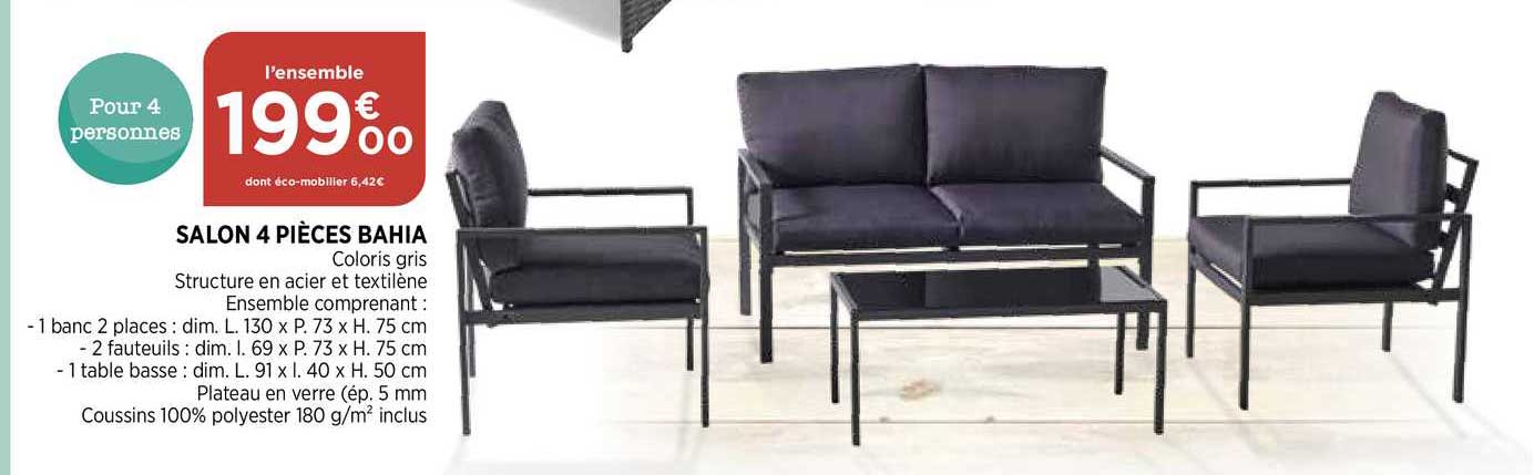 Salon 4 Pièces Bahia