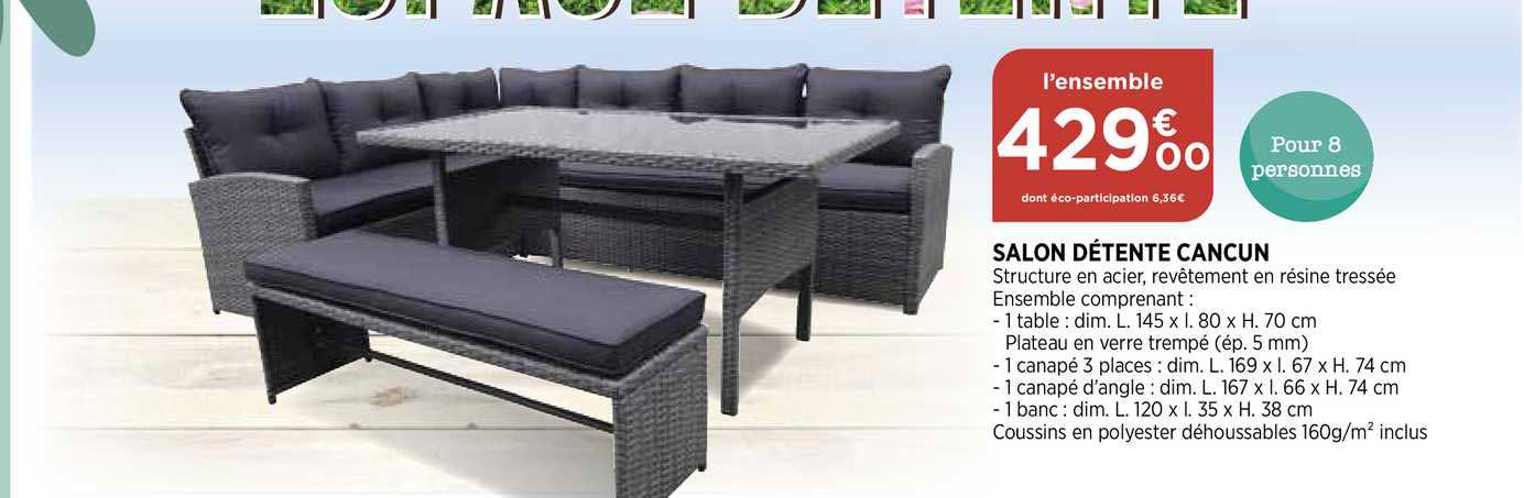 salon détente cancun