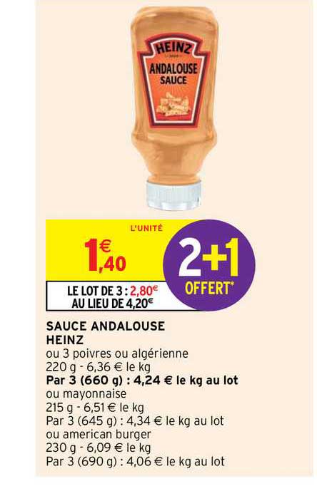 sauce andalouse heinz