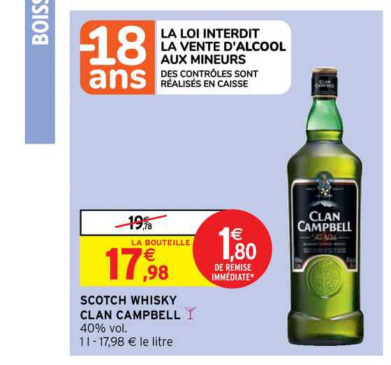 scotch whisky clan campbell