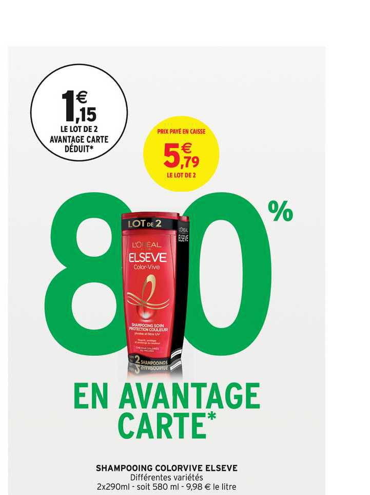 shampooing colorvive elsève