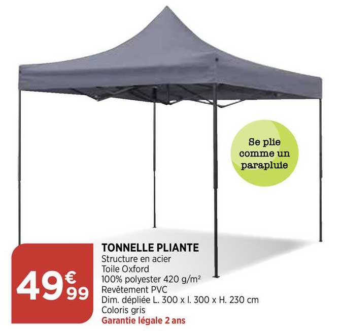Tonnelle Pliante