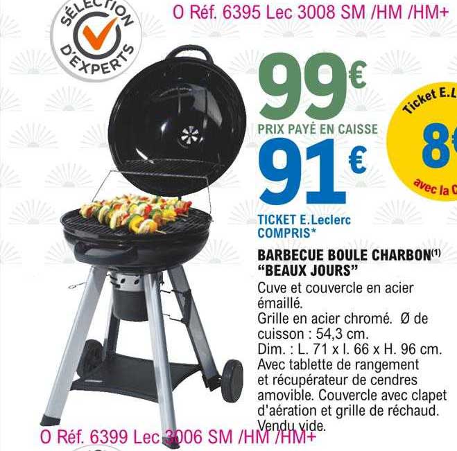 barbecue boule charbon "beaux jours"