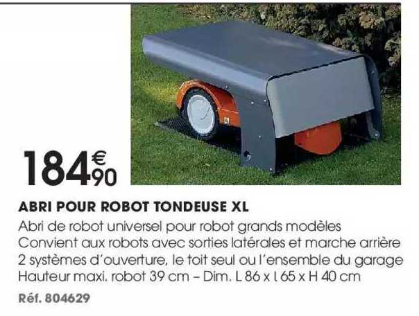 Abri Pour Robot Tondeuse Xl