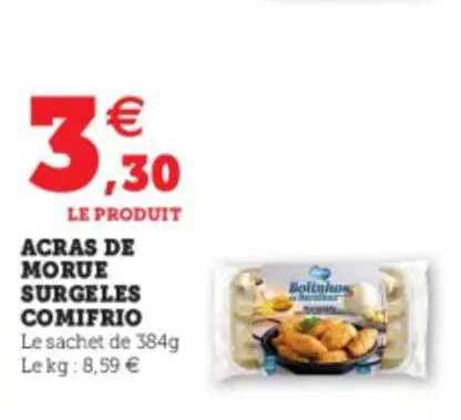 Acras De Morue Surgelés Comifrio