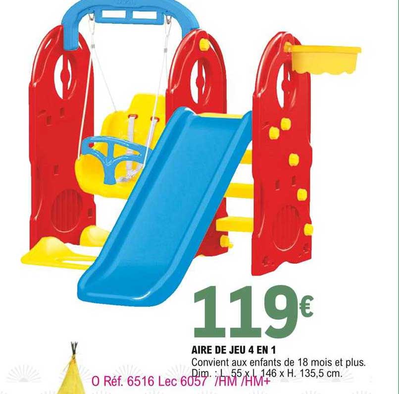 aire de jeu 4 en 1
