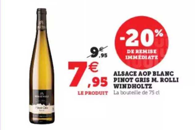 alsace aop blanc pinot gris m. rolli windholtz