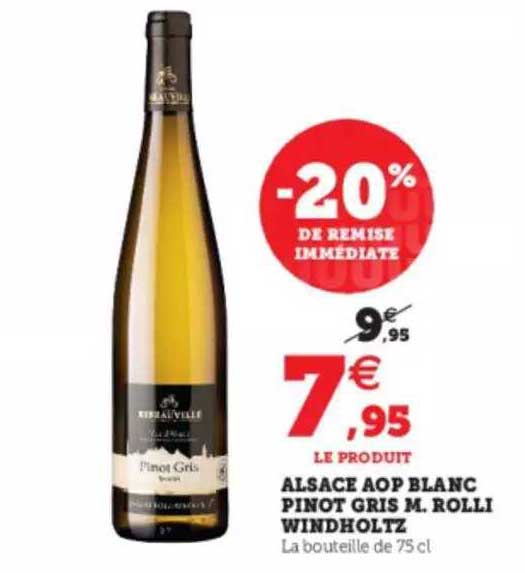alsace aop blanc pinot gris m. rolli windholtz
