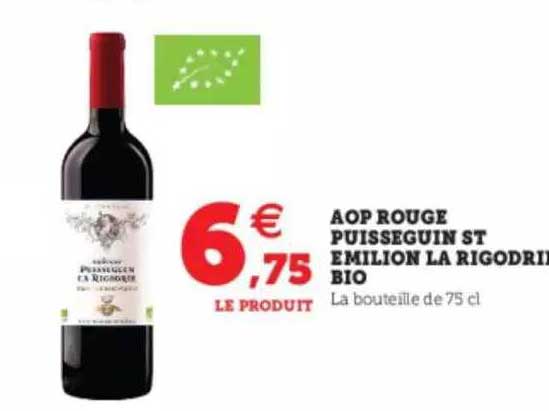 aop rouge puisseguin st émilion la rigodrie