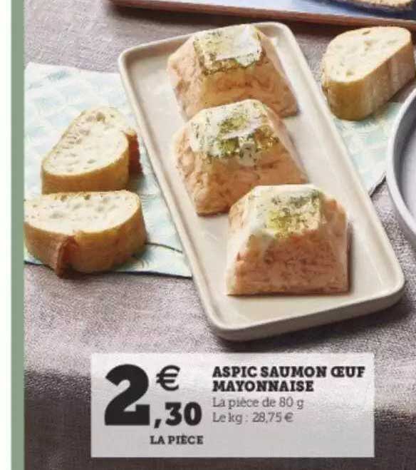 aspic saumon œuf mayonnaise