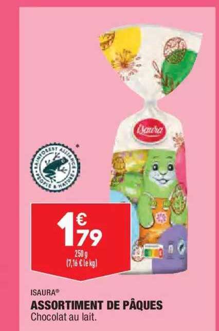 assortiment de pâques isaura