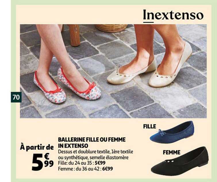 ballerine fille ou femme in extenso