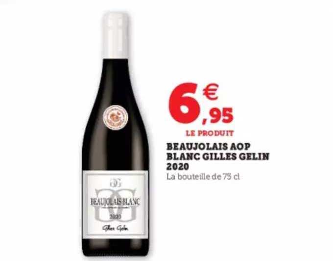 beaujolais aop blanc gilles gelin 2020