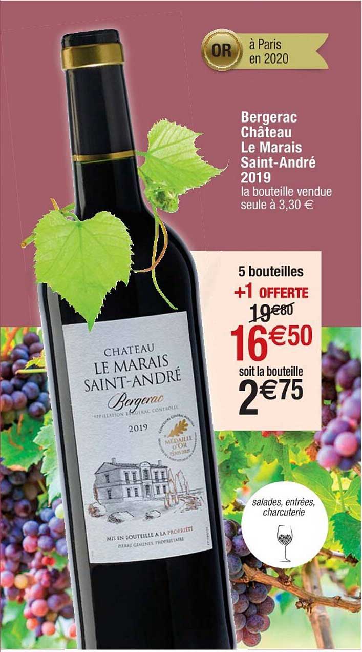 bergerac château le marais saint-andré 2019