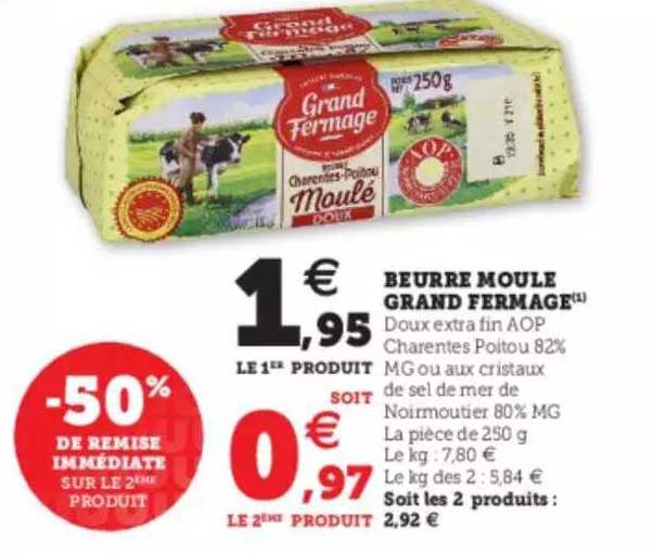 beurre moule grand fermage