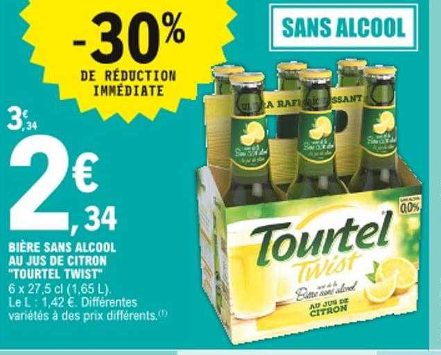 Bière Sans Alcool Au Jus De Citron "tourtel Twist"