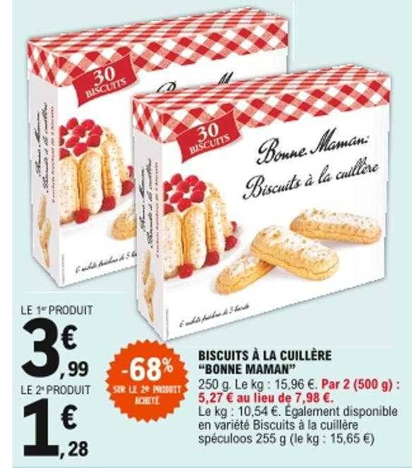 biscuits à la cuillère "bonne maman"