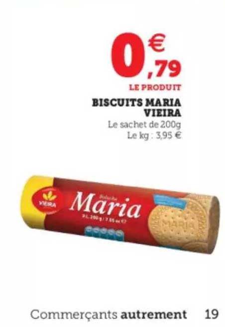 biscuits maria vieira