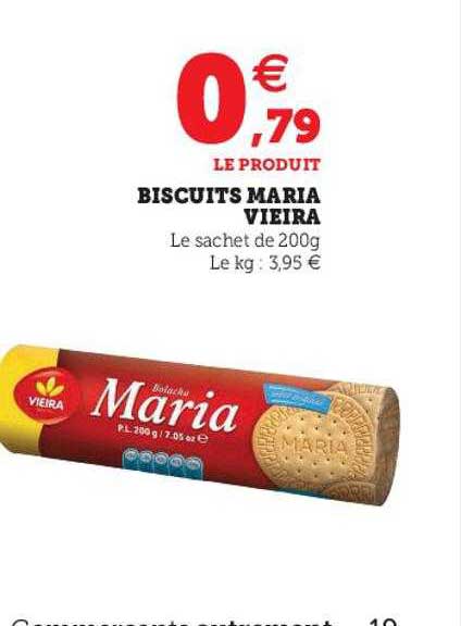 biscuits maria vieira
