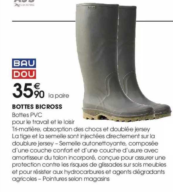 bottes bicross baudou