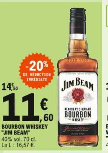 bourbon whiskey "jim beam"