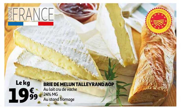 brie de melun talleyrand aop