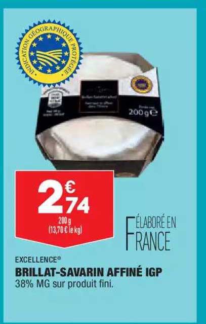 brillat-savarin affiné igp excellence