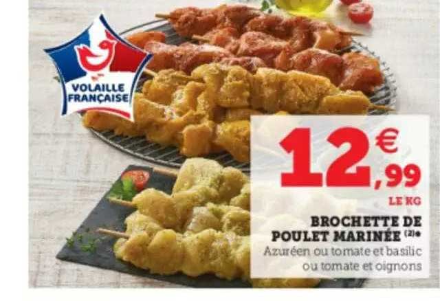 Brochette De Poulet Marinée