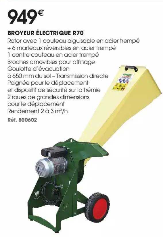 broyeur électrique r70