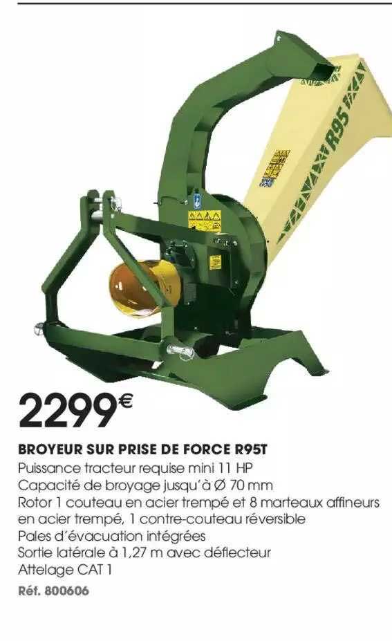Broyeur Sur Prise De Force R95t