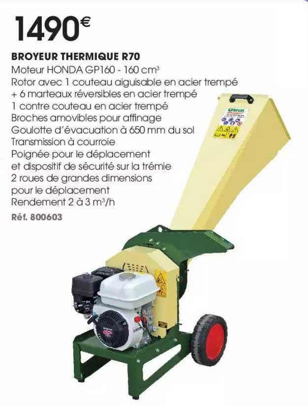 broyeur thermique r70