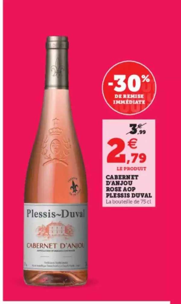cabernet d'anjou rose aop plessis duval