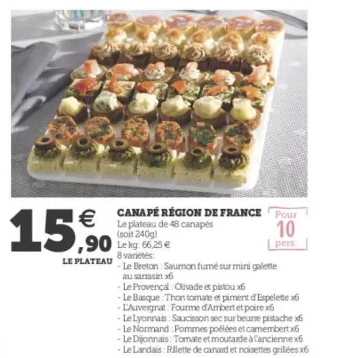 canapé région de france