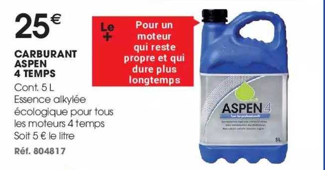 carburant aspen 4 temps