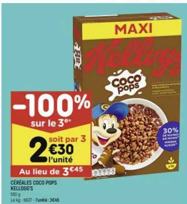 céréales coco pops kellogg's