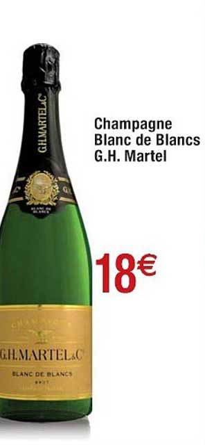 champagne blanc de blancs g.h. martel