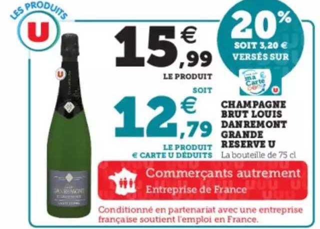 champagne brut louis danremont grande réserve u