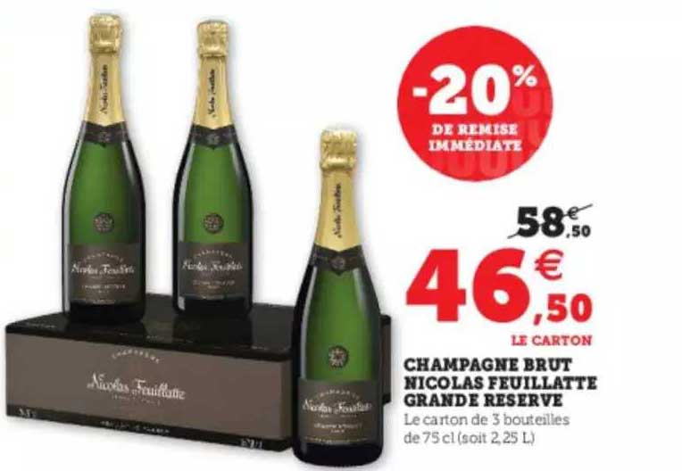 champagne brut nicolas feuillatte grande réserve