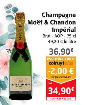 champagne moët & chandon impérial