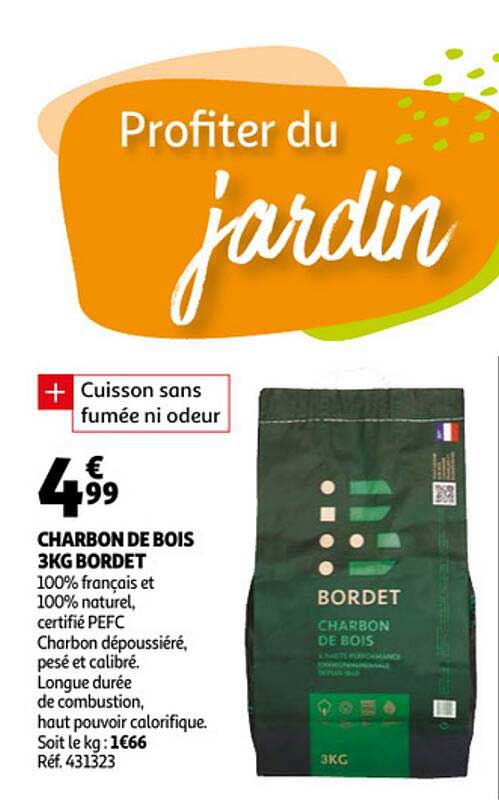 charbon de bois 3kg bordet