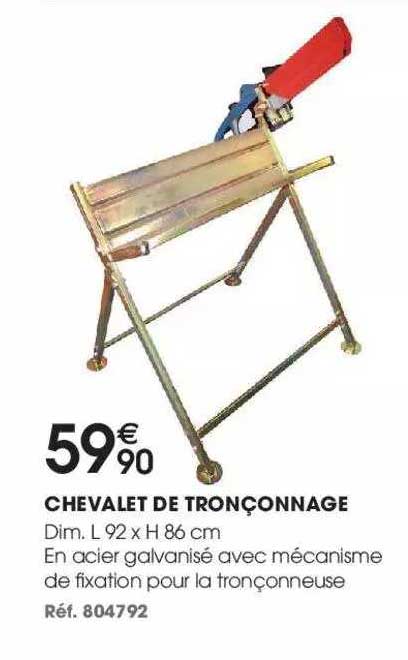 chevalet de tronçonnage